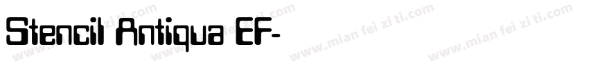 Stencil Antiqua EF字体转换